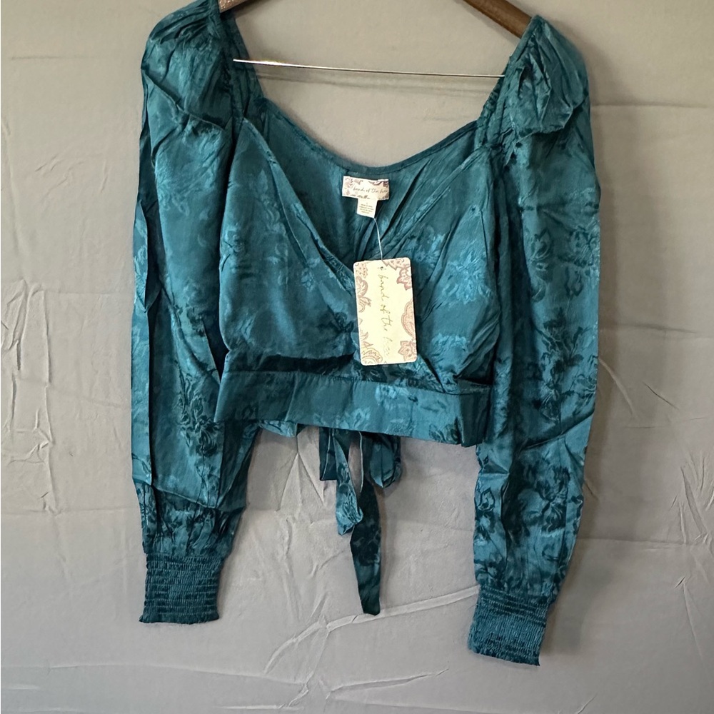 Elegant Teal Women's Blouse